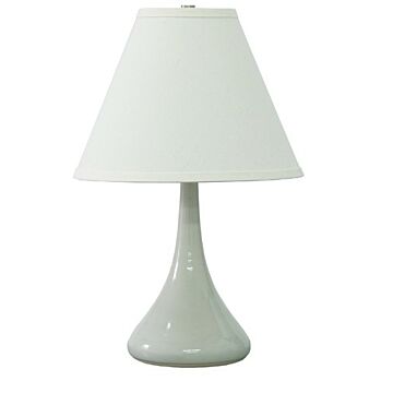 Scatchard 1-Light Table Lamp in Gray Gloss