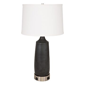 Scatchard Table Lamp in Black Matte