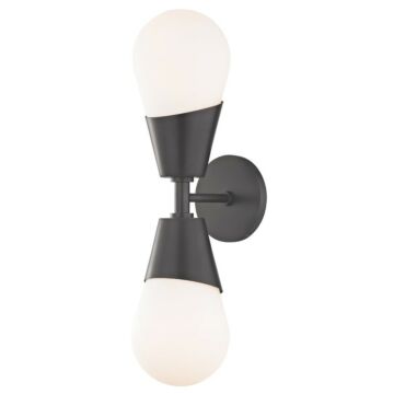 Cora Two Light Wall Sconce in Old Bronze by Mitzi