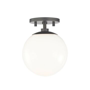 Stella One Light Semi Flush Mount in Old Bronze by Mitzi