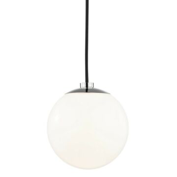 Stella One Light Pendant in Polished Nickel by Mitzi