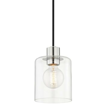Mitzi Neko 8 Inch Pendant Light in Polished Nickel