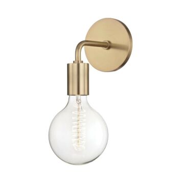 Ava One Light Wall Sconce in Aged Brass by Mitzi