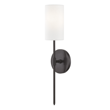 Olivia One Light Wall Sconce in Old Bronze by Mitzi