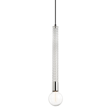 Mitzi Pippin 24 Inch Pendant Light in Polished Nickel