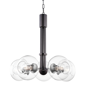 Mitzi Margot 5-Light Chandelier in Old Bronze