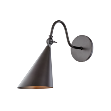 Lupe One Light Wall Sconce in Old Bronze by Mitzi
