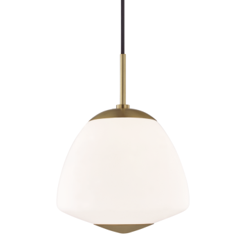 Mitzi Jane Pendant Light in Aged Brass