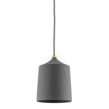 Mitzi Megan Pendant Light in Aged Brass and Matte Black