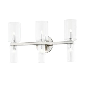 Mitzi Tabitha 3 Light Bathroom Vanity Light in Polished Nickel