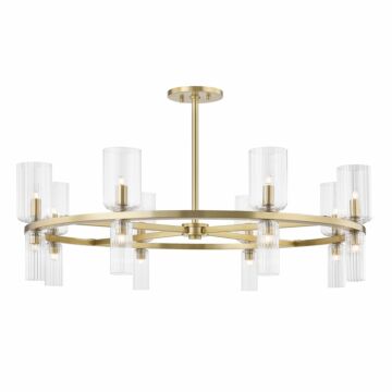 Mitzi Tabitha 16 Light Chandelier in Aged Brass