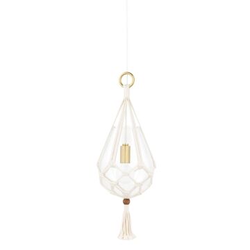 Tessa One Light Pendant in Aged Brass by Mitzi