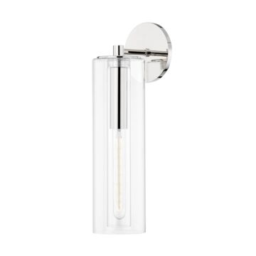 Belinda One Light Wall Sconce in Polished Nickel by Mitzi