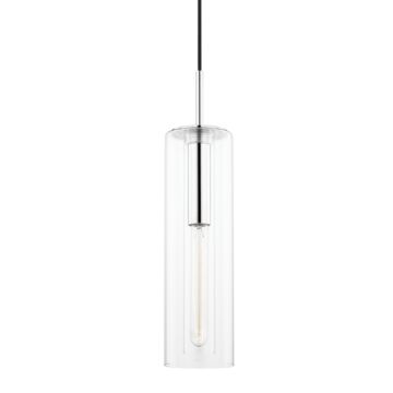 Belinda One Light Pendant in Polished Nickel by Mitzi