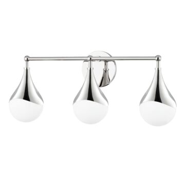 Ariana LED Bath and Vanity in Polished Nickel by Mitzi