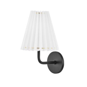 Demi LED Wall Sconce in Soft Black by Mitzi