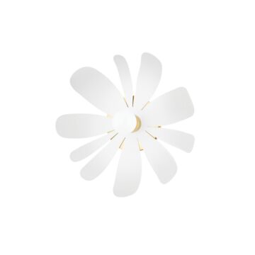 Twiggy One Light Bath and Vanity in Aged BrassTextured White by Mitzi