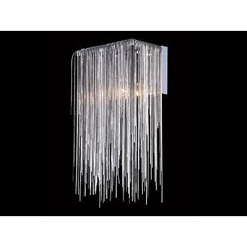 Fountain Ave One Light Wall Sconce in Chrome by Avenue Lighting