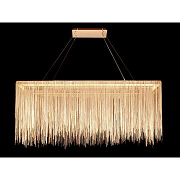 Fountain Ave LED Chandelier in Gold by Avenue Lighting
