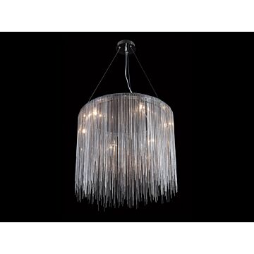 Fountain Ave LED Chandelier in Chrome by Avenue Lighting