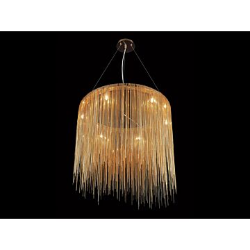 Fountain Ave LED Chandelier in Gold by Avenue Lighting