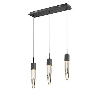 The Original Aspen Three Light Pendant in Black by Avenue Lighting