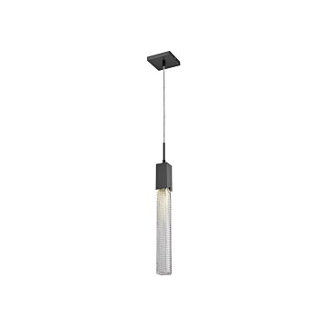 Boa One Light Pendant in Dark Bronze by Avenue Lighting