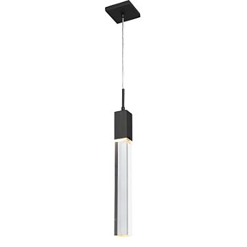 The Original Glacier Avenue One Light Pendant in Black by Avenue Lighting