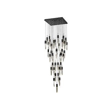 The Original Aspen 41 Light Flush Mount Pendant in Dark Bronze by Avenue Lighting
