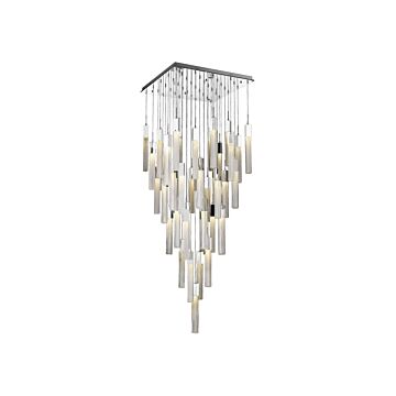 Boa 41 Light Pendant in Polished Chrome by Avenue Lighting