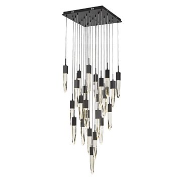 The Original Aspen 25 Light Pendant in Black by Avenue Lighting