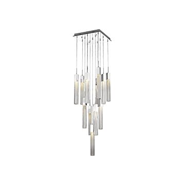 Boa 13 Light Pendant in Polished Chrome by Avenue Lighting