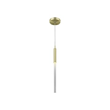 Main St. One Light Pendant in Brushed Brass by Avenue Lighting