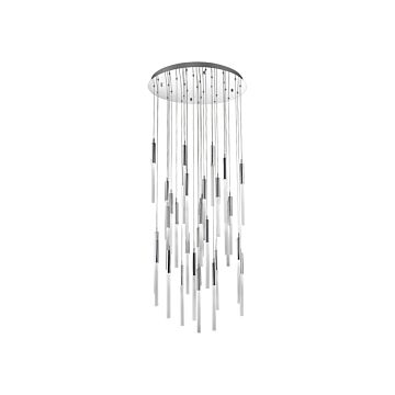 Main St. 31 Light Pendant in Polished Nickel by Avenue Lighting