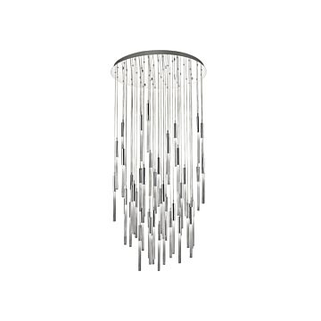Boa 51 Light Pendant in Polished Nickel by Avenue Lighting