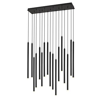 Filmore Ave. 17 Light Chandelier in Black by Avenue Lighting