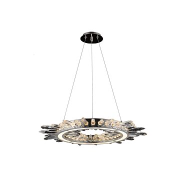 The Original Aspen LED Chandelier in Polished Nickel by Avenue Lighting