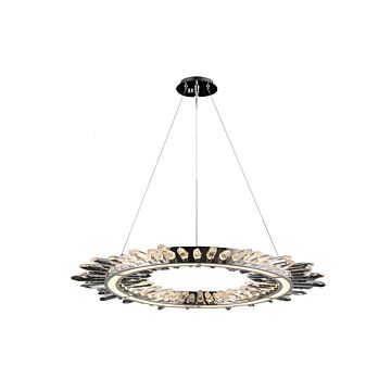 The Original Aspen LED Chandelier in Polished Nickel by Avenue Lighting