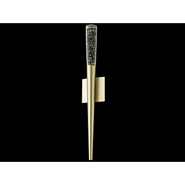 The Original Glacier Avenue One Light Wall Sconce in Brushed Brass by Avenue Lighting