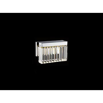 Broadway LED Wall Sconce in Polished Nickel by Avenue Lighting