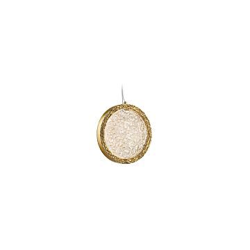 Bottega LED Pendant in Polished Brass by Avenue Lighting