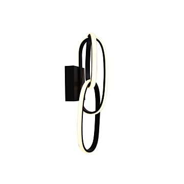 Circa LED Wall Sconce in Black by Avenue Lighting