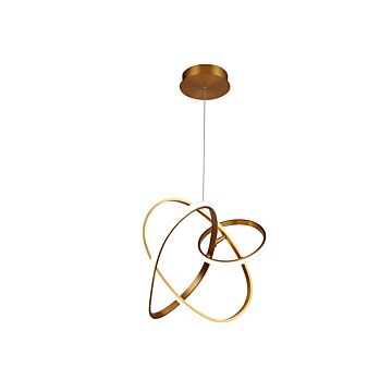 Circa LED Pendant in Gold by Avenue Lighting