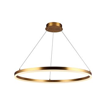 Circa LED Pendant in Gold by Avenue Lighting