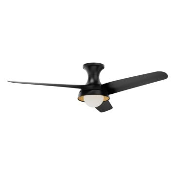 Rubio H 54"Ceiling Fan in Matte Black by Alora