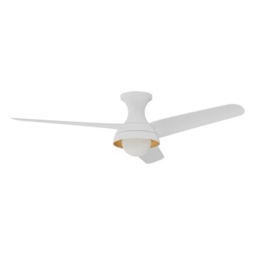 Rubio H 54"Ceiling Fan in White by Alora