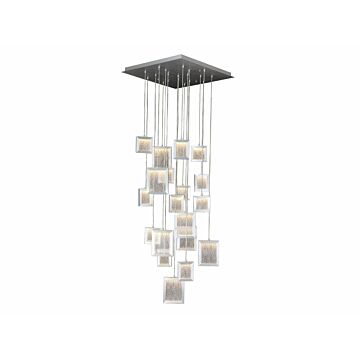 Brentwood LED Pendant in Brushed Aluminum by Avenue Lighting