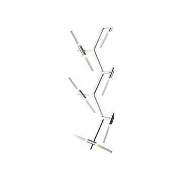 San Vicente 20 Light Chandelier in Matte Chrome by Avenue Lighting