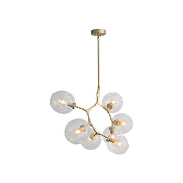 Fairfax Seven Light Chandelier in Brushed Brass by Avenue Lighting