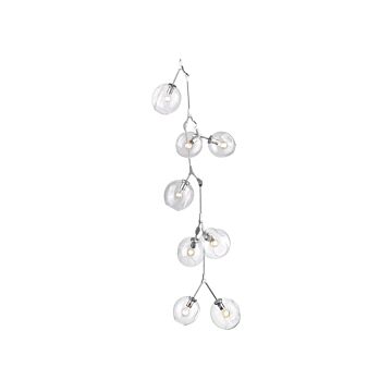 Fairfax Ten Light Chandelier in Matte Chrome by Avenue Lighting